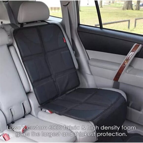 Lusso Gear WATERPROOF Padded Car Seat PROTECTOR with Pockets Vehicle Accessories - Picture 2 of 8